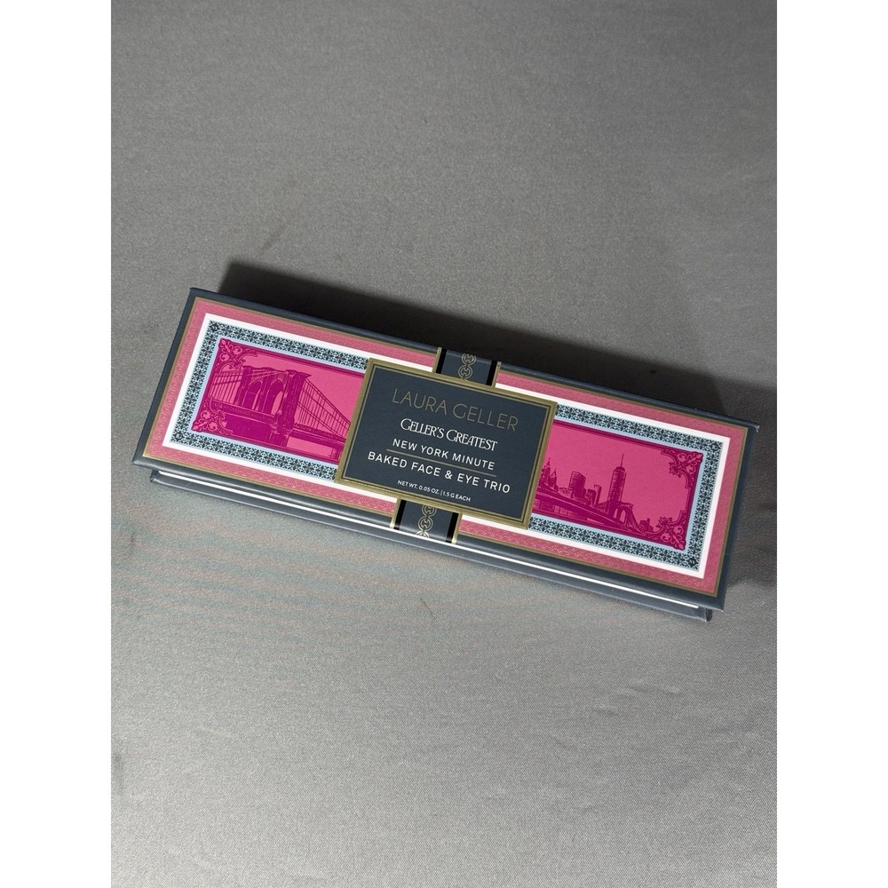 Laura Geller Geller's Greatest New York Minute Baked Face & Eye Palette NEW